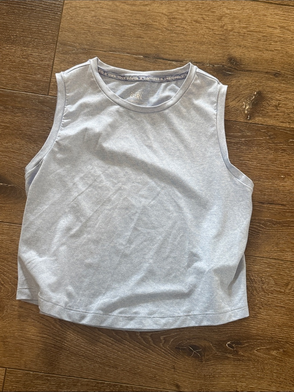 Athleta girl blue tank large 12